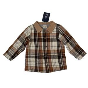 NWT Me & Henry 8/9Y Plaid Wellford Lumberjack Shirt